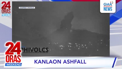 Kanlaon, nagtala ng moderately explosive eruption kagabi at ash emissions kanina | 24 Oras Weekend