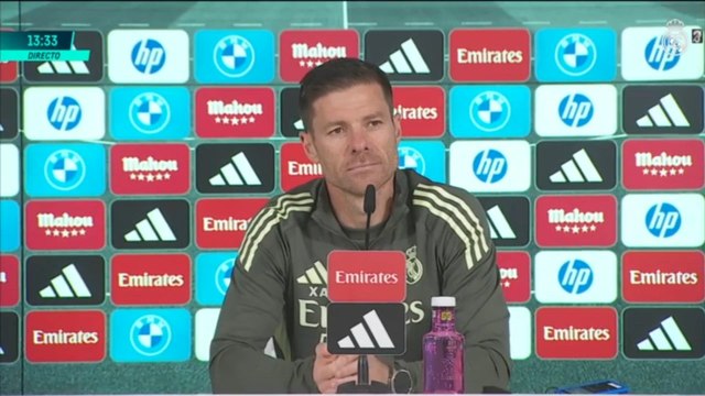 Rueda de prensa Xabi Alonso previa del Real Madrid vs Barcelona