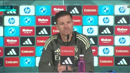 Rueda de prensa Xabi Alonso previa del Real Madrid vs Barcelona