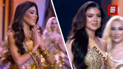 Miss Panama's awkward moment after hearing wrong country name announced