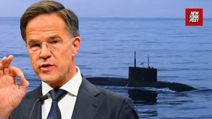 NATO chief Rutte mocks Russia's 'limping' submarine