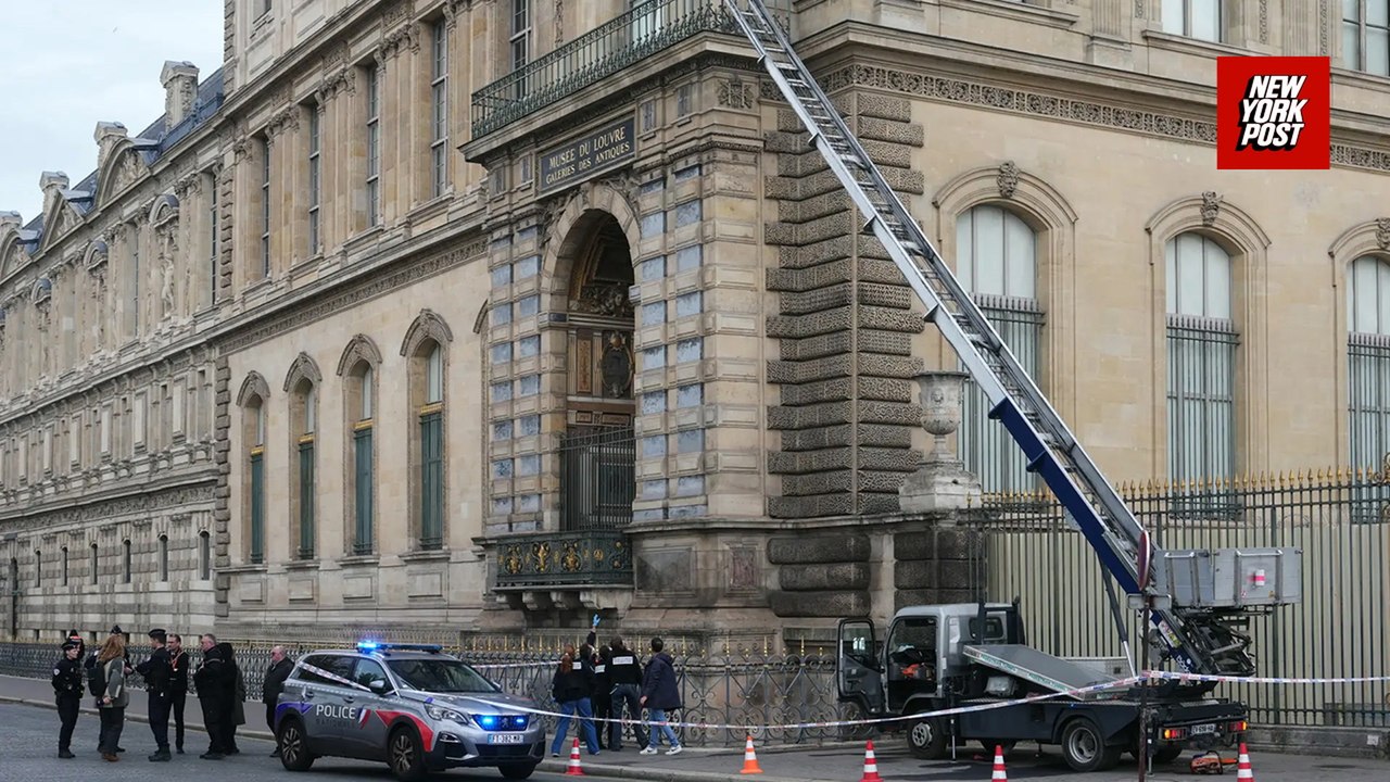 Video shows where thieves swiped priceless jewels from the Louvre belonging to Napoleon