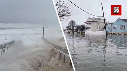 Flooding, Rain, & Wind — MASSIVE Nor'easter Puts Jersey Shore Under Water