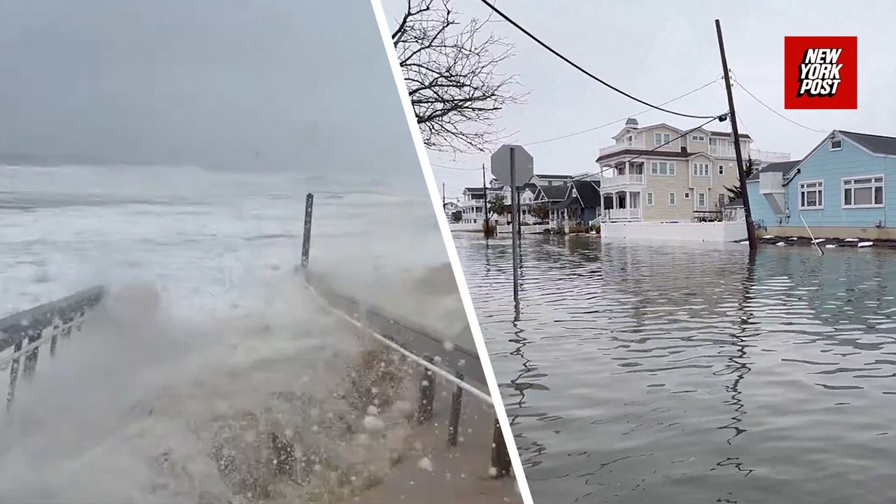 Flooding, Rain, & Wind — MASSIVE Nor'easter Puts Jersey Shore Under Water