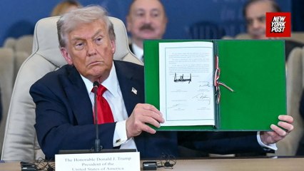 'This took 3,000 years': Trump signs historic Gaza peace agreement in Egypt