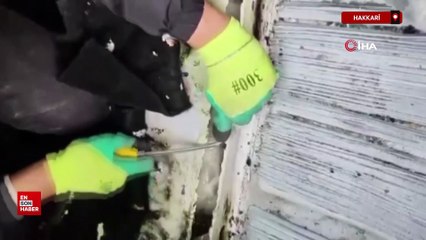 Hakkari'de lüks otomobilde 60 kilogram metamfetamin ele geçirildi