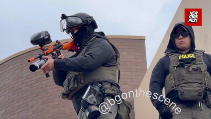 Police fire non-lethal rounds at Portland ICE protesters