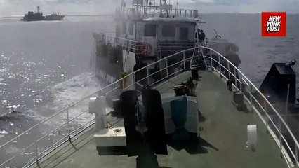 Chinese Coast Guard rams Philippine boat