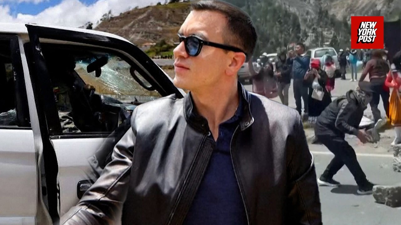 Ecuador president's motorcade attacked in alleged assassination attempt