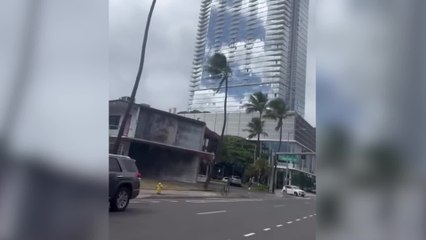 Sirens blare and gridlock hits Honolulu as tsunami warning prompts mass evacuations