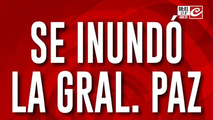 De avenida a pileta olímpica: la General Paz está completamente inundada