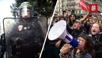 French police fire tear gas as protests erupt after new PM named