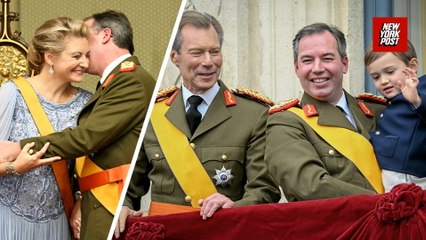 Henri 'The Grand Duke of Luxembourg' abdicates throne to his son Guillaume in historic ceremony
