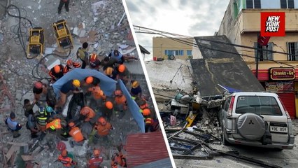 Massive destruction in the Philippines following 6.9 magnitude quake – dozens dead and many missing