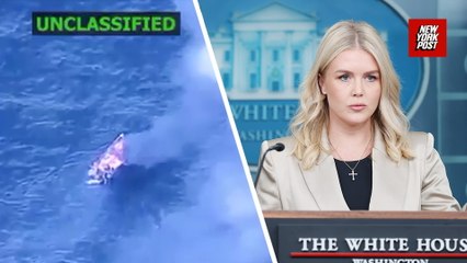 Leavitt touts Trump-directed strikes on Venezuelan cartel boats to 'end the drug epidemic'