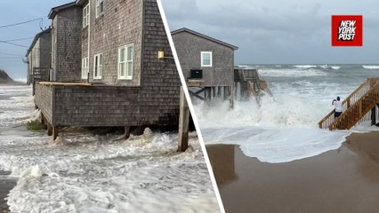 Massive swells consume parts of NC coastline as Hurricane Erin moves closer