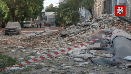 Overnight Russian missile attack slams Lviv, killing 1 and wounding many