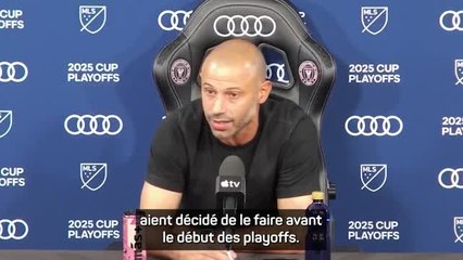 Inter Miami - Mascherano sur la prolongation de Messi : "Nous étions sereins"