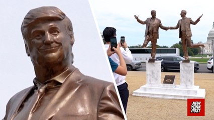 Statue of President Trump and Jeffrey Epstein removed from DC's National Mall