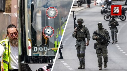 Six killed after gunmen open fire on Jerusalem bus stop in 'terrorist attack'