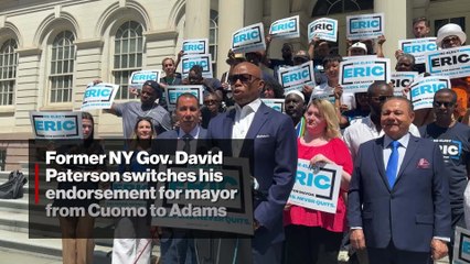 Former NY Gov. David Paterson switches his endorsement from Cuomo to Adams