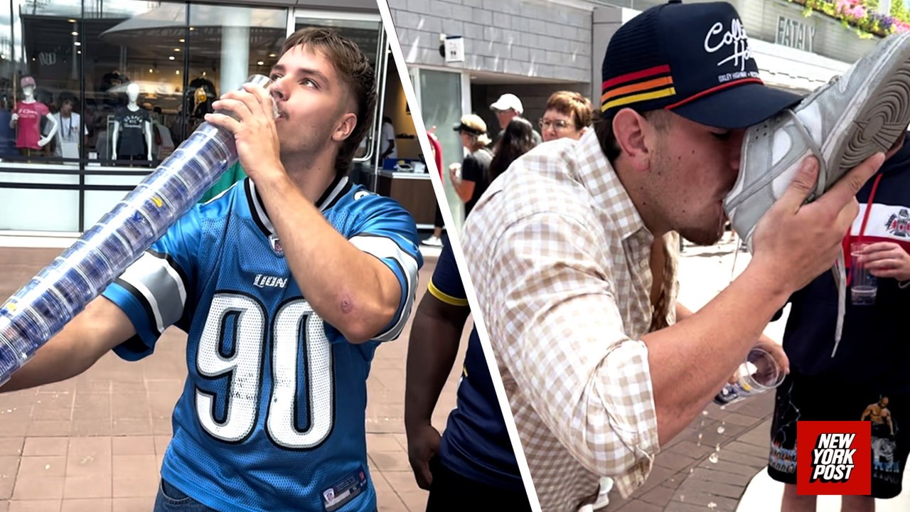 Day drinking bros put on a show at the U.S. Open