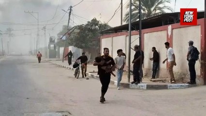 Israel launches airstrike on Gaza, forcing Palestinians to flee