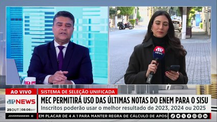 MEC permitirá uso das últimas notas do Enem para Sisu