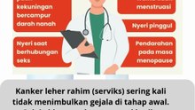 Yuk, Kenali Gejala Kanker Leher Rahim.
