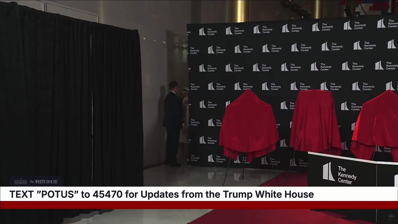 Trump jokes about honoring himself while hosting Kennedy Center Awards