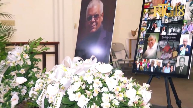 Funérailles Ing. Robert Denis (Bobby) Fondateur Canal Bleu, ex DG Vidéo Max.