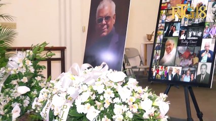 Funérailles Ing. Robert Denis (Bobby) Fondateur Canal Bleu,  ex DG Vidéo Max.