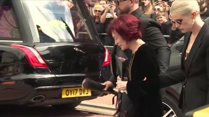Sharon Osbourne and kids give Ozzy an emotional farewell