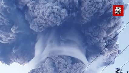 Indonesia's rumbling Mount Lewotobi Laki-Laki erupts sending plums of smoke into the sky