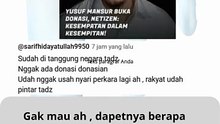 Yusuf Mansyur cari donasi untuk almarhum Afan Kurniawan apa kata netizen