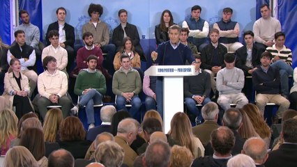 Feijóo interviene en un acto en Zaragoza