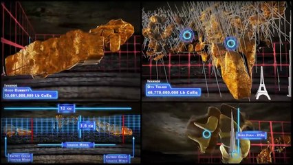 Mining Ore Body 3D Animation