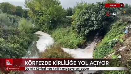 Bursa Gemlik Körfezi'nde kirlilik endişeye yol açıyor