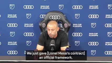 It was already signed' - Mascherano on Messi's contract extension with Inter Miami