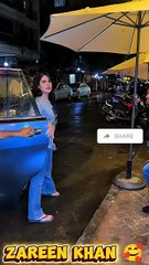 Bollywood Actress Zareen Khan Spotted in Restaurant Bandra Mumbai 🔥🌹❤️