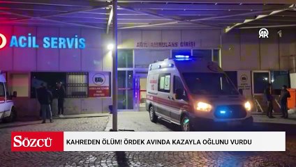 Kahreden ölüm! Ördek avında kazayla oğlunu vurdu