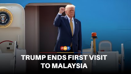 Trump ends first visit to Malaysia