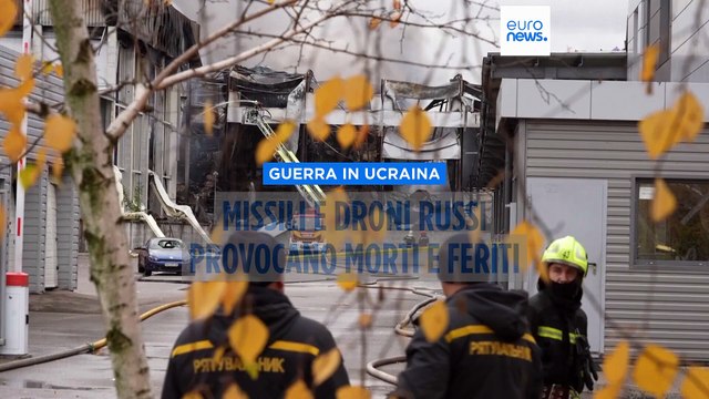 Missili e droni russi contro l'Ucraina: almeno 4 morti e decine di feriti