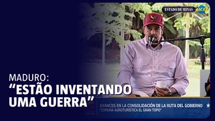 Maduro: "estão inventando uma guerra"