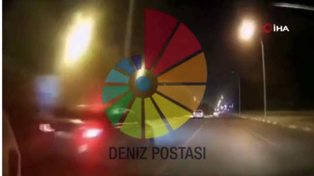 Makas atmak istersen, Motosiklete çarpıp ortalığı savaş alanına çevirdi!