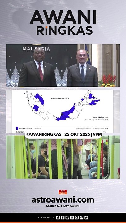 #AWANIRingkas 25 Oktober 2025 | 9PM
