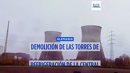Espectacular demolición de las torres de refrigeración de la central nuclear de Gundremmingen