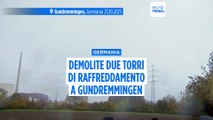 Video: la spettacolare demolizione delle torri di raffreddamento a Gundremmingen, in Germania