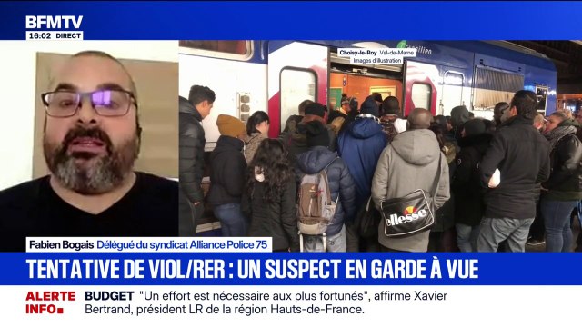 Tentative de viol dans le RER C: Une autre victime aurait été dans les griffes de ce prédateur sexuel , affirme Fabien Bogais, délégué du syndicat Alliance Police 75