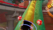 L'éclair est trop fort sur la jungle dino dino de Mario Kart World